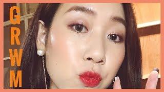 GRWM 粉紅閃亮妝（眼下有閃閃亮珠妝容）