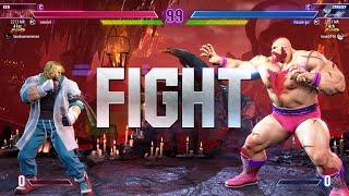 SF6Itazan (Rank #1Zangief) Vs Orarin1(Ken) Nishikin (Blanka) fchampryan(Dhalsim)High Level Match's