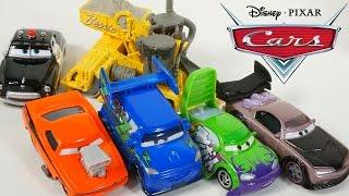 2016 DISNEY PIXAR CARS SHERIFFS IMPOUND TUNERS DRIFT BOOST WINGO DJ SNOT ROD BESSIE #cars