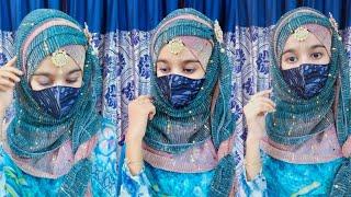 A hijab tutorial with 2 hijabs || gorgeous hijab style || Farzana Bithee 