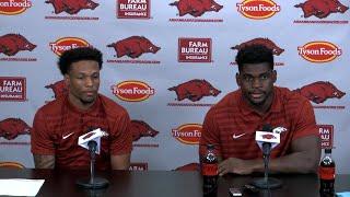 Raylen Sharpe and Stephen Dix Jr. talk about Hogs spring practice and more