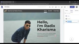 Membuat Website menggunakan Google Site  | website CV