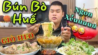 Bún Bò Huế Giò Heo 3 Tô Vô 1 Chổ Thèm Thì Phải Ăn Như Vậy Mới Đã Cái Nư | Thằng Mập Food | Tập 390