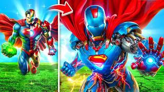 Upgrading Iron Man To SUPERMAN IRON MAN In GTA 5!