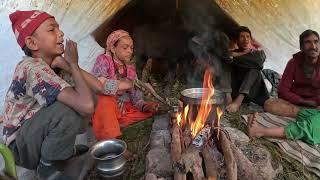 Real Nepali Himalayan Rural Village||Organic Nepali Himalayan Food||Mushroom Cooking||Real Nepal