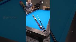 Simple Railroad trickshot #tricks #trickshots #skills #billiards #8ballpool