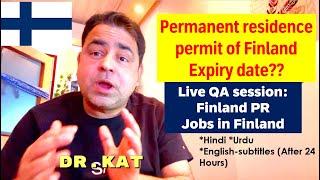 Move to Finland: Validity of PR || Live Session: Finland Jobs & Residence Permit Guide