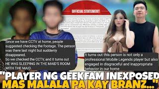 PLAYER NG GEEKFAM INEXPOSED DAHIL SA GINAWA NITO? MAS MALALA KAY BRANZ NG EVOS? SIRA ANG PANGARAP!