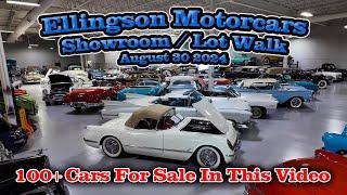 CLASSIC CARS FOR SALE   Showroom Tour Lot Walk  Ellingson Motor Cars   August 2024