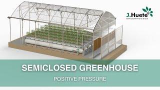 How positive pressure works in greenhouses