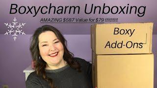 Boxycharm Add-on Haul Unboxing / $587 Value for $79 !!! Add-ons