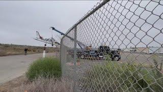 Plane removed from SR-76 after making an emergency landing in Oceanside. Drugs found on board