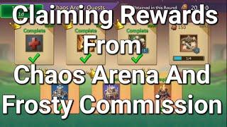 Lords Mobile ~ Chaos Arena And Frosty Commission Rewards