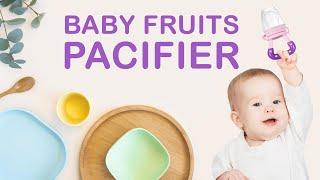 Baby Fruits Pacifier Food Feeder Baby Bite Fruits Vegetable Food Supplement Silicone - Miniverse