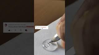 write tithi in water drop #shorts #art #trending