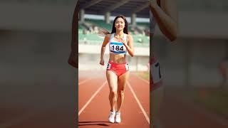 아이돌 육상선수 an idol track and field athlete アイドル陸上選手