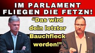  Verbal-Schlagabtausch im Parlament: FPÖ vs. ÖVP! Hafenecker kontert Hanger scharf!  SCHAUS DIR AN