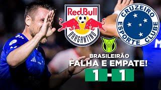 CRUZEIRO ARRANCA EMPATE COM O BRAGANTINO MAS FECHA RODADA FORA DO G8! BRAGANTINO 1 x 1 CRUZEIRO