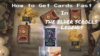 The Fastest Way to Get Cards in Elder Scrolls: Legends