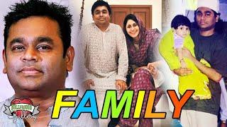 A  R  Rahman Family With Parents, Wife, Son, Daughter & Sister