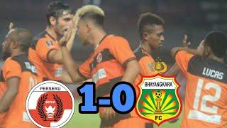 PERSERU SERUI vs BHAYANGKARA FC 1-0 all goal and  highlight go-jek 14-4-2018.