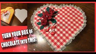 DIY RECYCLING BOX OF CHOCOLATE IDEA | ChuckChes Vi MixVlog