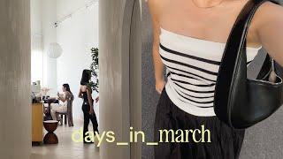 days in march | pilates, pretty wine bar , 9-6, event, singapore vlog