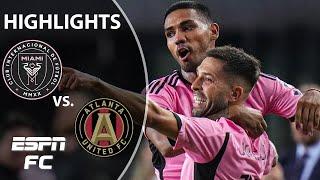 Suarez & Alba score  Inter Miami vs. Atlanta United | MLS Cup Playoff Highlights | ESPN FC