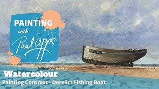 How to Paint an Old Fishing Boat - Using Contrast
