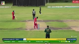 Zimbabwe U19 vs Ireland U19 - 4th YODI
