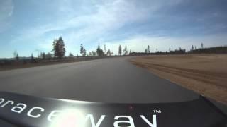 Palatov Motorsport D4 - 1:49 lap of The Ridge, rear facing camera
