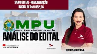 Concurso MPU - Edital publicado 56 Vagas + CR e salários iniciais de R$ 8.529,65