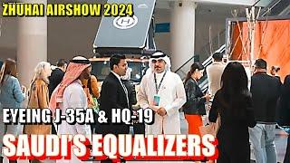 Saudi Seeks Equalizers at Zhuhai 2024: J-35A Stealth Fighter & HQ-19 Missile Defense vs Israel