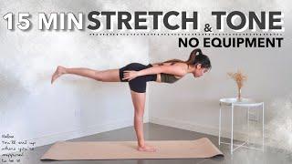 15 MIN STRENGTH, STRETCH & TONE (Low Impact, Full Body) | No Equipment ~ Jacey Yaw