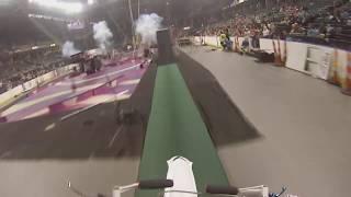 Tim Dyson FMX  at Hanneford Circus helmet cam fli[p
