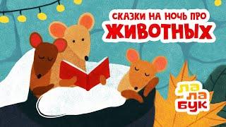 Сказки на ночь про животных для малышей | Сборник колыбельных и мультиков перед сном | Лалабук