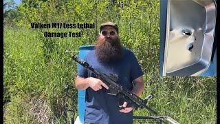 Less Lethal projectile damage test with Valken m17 (FINAL TEST!......for now)