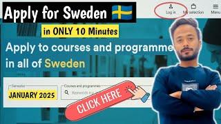 Sweden Application Process | 2025 Intake | Study in Sweden |