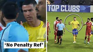 Cristiano Ronaldo Refuses Penalty Given By Referee!