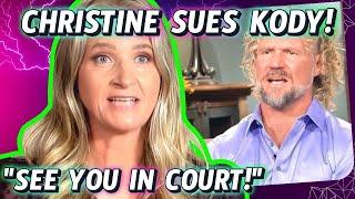 Sister Wives' Christine Brown SUES Kody BROWN for Child SUPPORT/CUSTODY - REQUESTS RESTRAINING ORDER