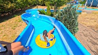 Wild River Water Slide at AquaCentrum 