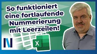 Excel: Mit INDEX und MAX eine fortlaufende Nummerierung trotz Unterbrechung erzeugen – so geht’s!