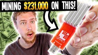 How he made $231,000 mining Bitcoin on $199 USB miners (interview & tutorial) Solo mining Bitcoin!