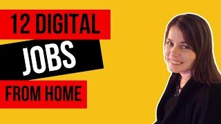 12 Digital Agency Jobs That You Can Do From Home