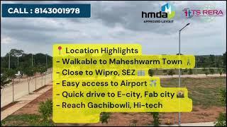 Maheshwaram Open plots sale | HMDA Plots | Spot Registration | Ace Arcadia #2024 #ecity #maheshwaram