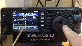 Programming FT991A CH1-CH5 Voice Memory for Specific Mode SSB and AM Demo Width and Shift