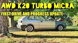 AWD K20 Micra first drive