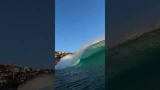 Barrel clip while surfing. #viral #shorts #youtubeshorts #ocean #surf