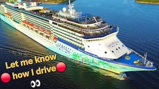 Breathtaking Drone Footage of Cruise Ship Departure | Florida Aerial Views #videographer