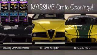 Massive Crate Openings for Three Awesome Looking Cars! Venom F5, 8C Spider, and P1™ GTR - CSR2